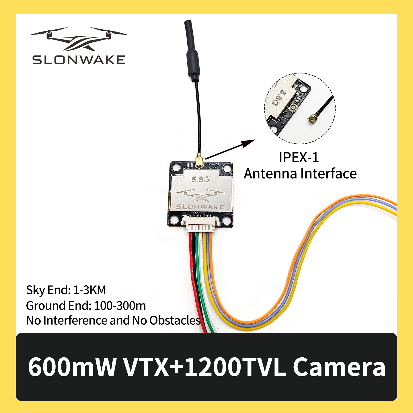 SLONWAKE 5.8G 600mW 7-24V FPV  - Drone Kit Fpv recensie en prijs