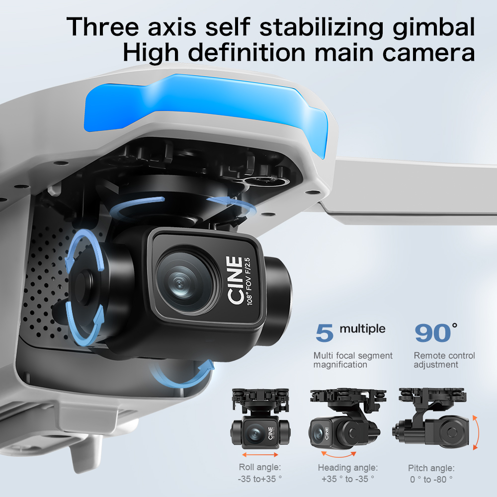 S-X1 MAX GPS Drone with 3-Axis - Drone Kit Long Range recensie en prijs