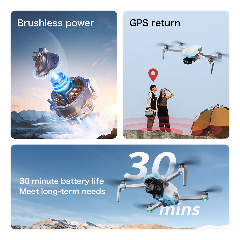 S-X1 MAX GPS Drone with 3-Axis - Drone Kit Long Range recensie en prijs