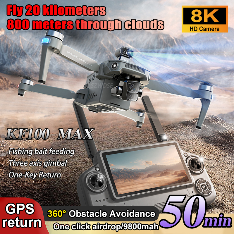 SJRC KF100 MAX 8K UHD Photo HD - Drone Kit Professional recensie en prijs