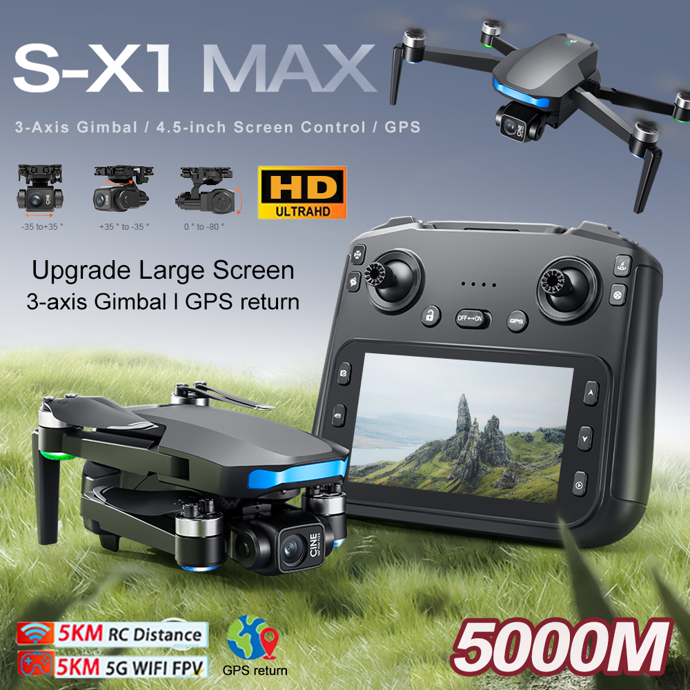 New S-X1 MAX Drone GPS 8K Prof - Drone Kit Professional recensie en prijs