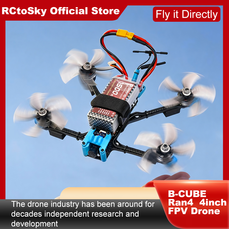 B-CUBE Ran4 4inch FPV Drone Fr - Drone Kit Octocopter recensie en prijs