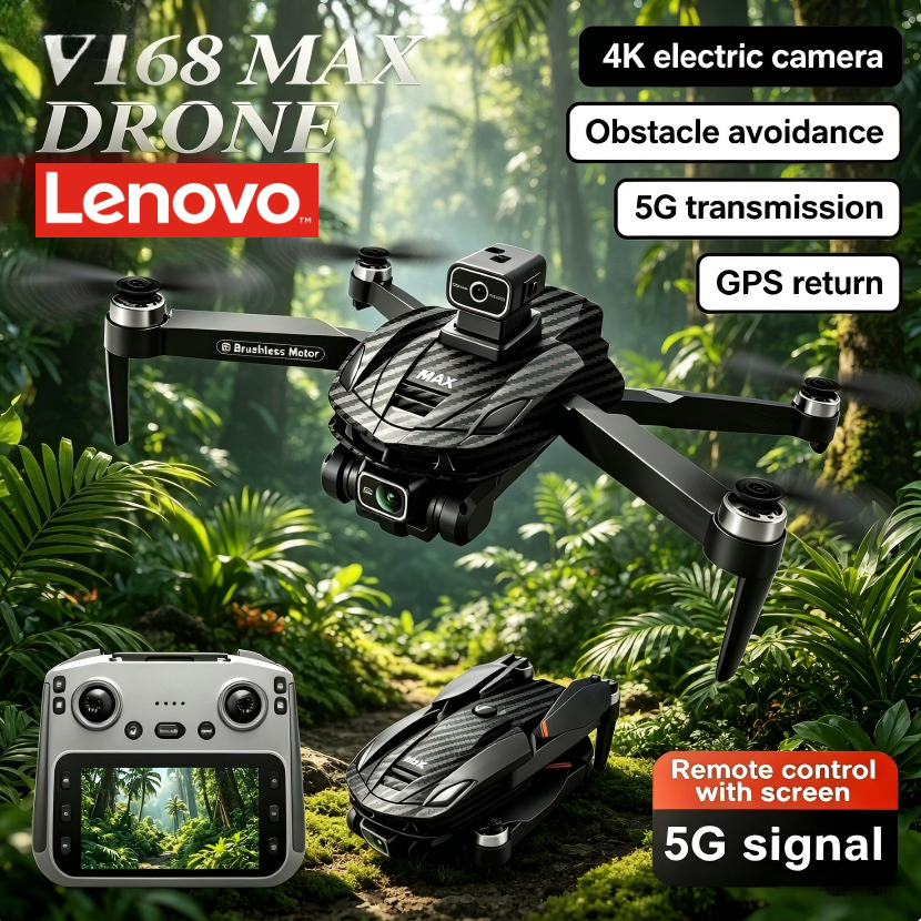 Lenovo V168 MAX 8K HD Drone 5G - Drone Kit Long Range recensie en prijs